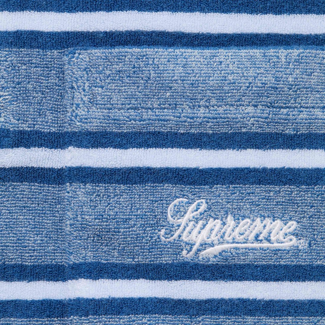Details on Stripe Terry S S Polo Royal from spring summer
                                                    2024 (Price is $110)