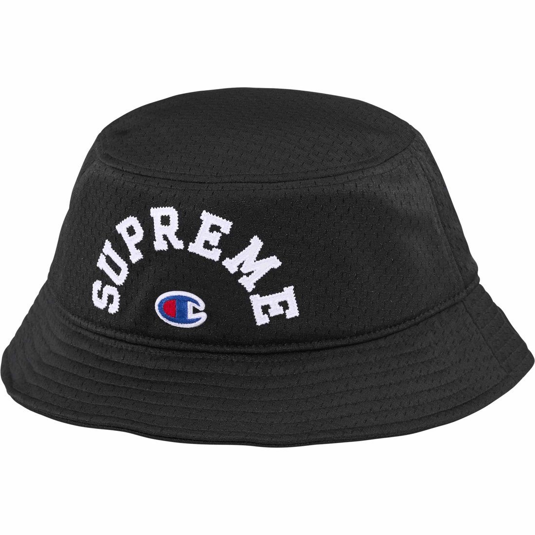 Details on Supreme Champion Mesh Crusher Black from spring summer
                                                    2024 (Price is $48)