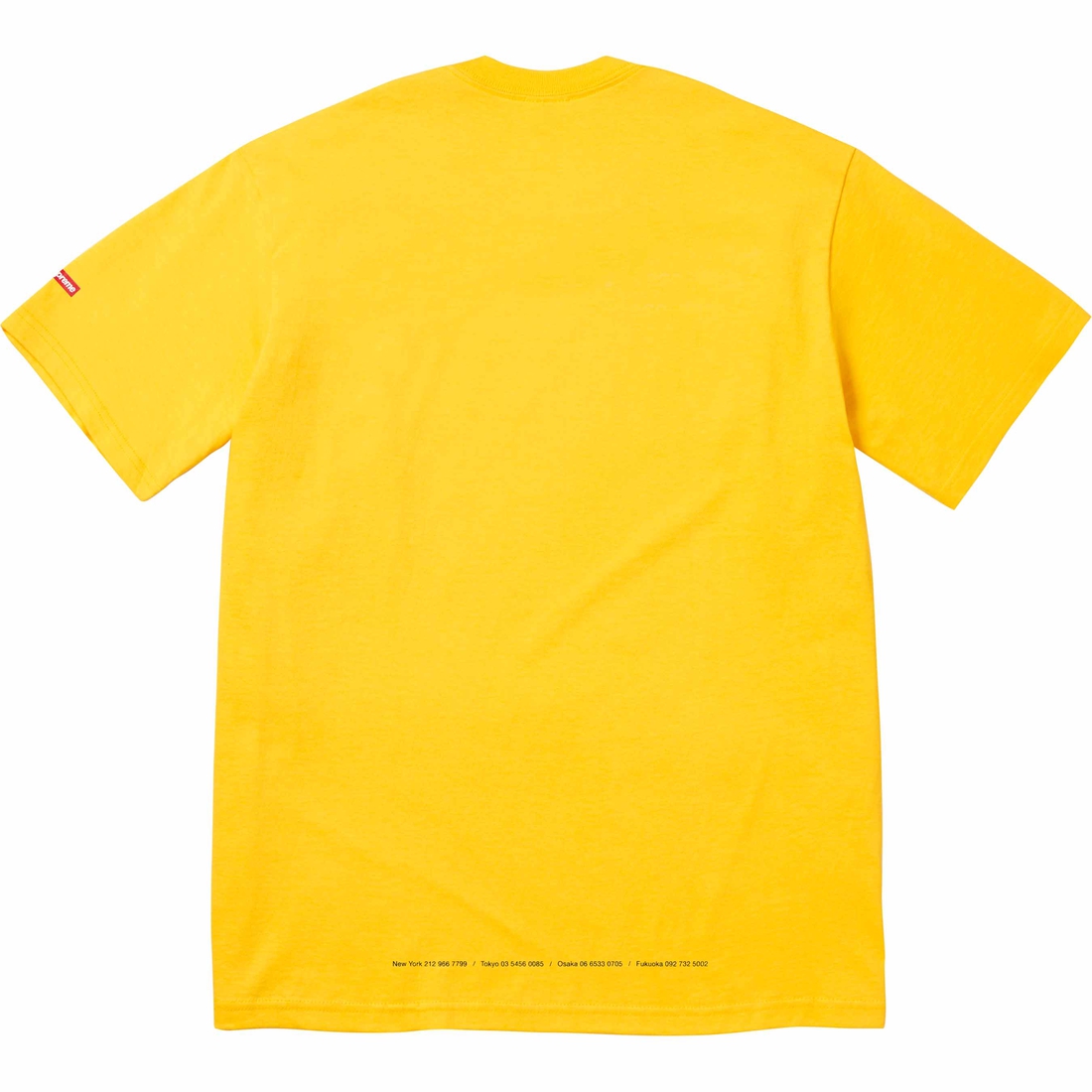 Details on Tunnel Tee Yellow from spring summer
                                                    2024 (Price is $40)