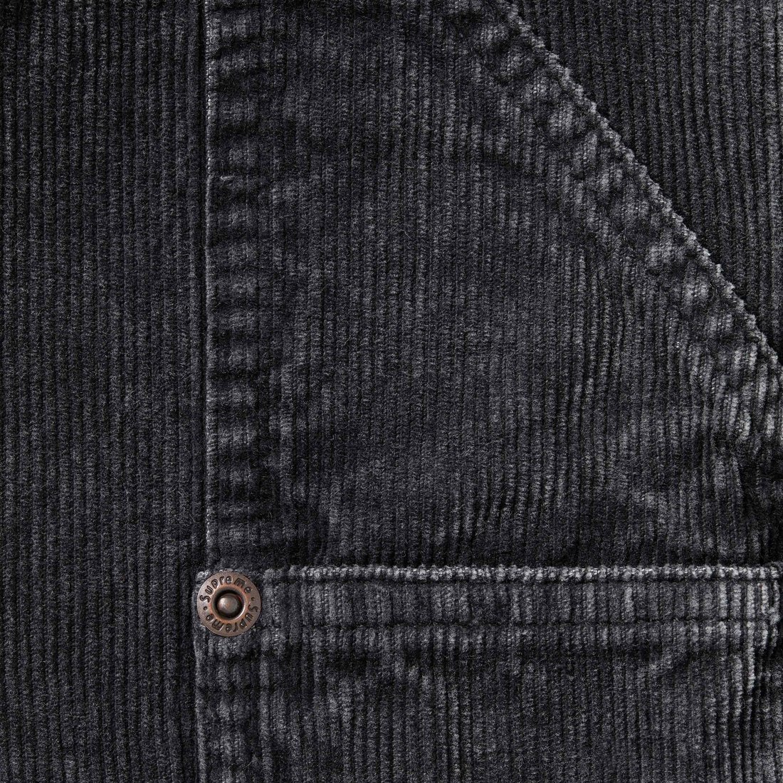 Details on Washed Corduroy Double Knee Painter Short Black from spring summer
                                                    2024 (Price is $128)