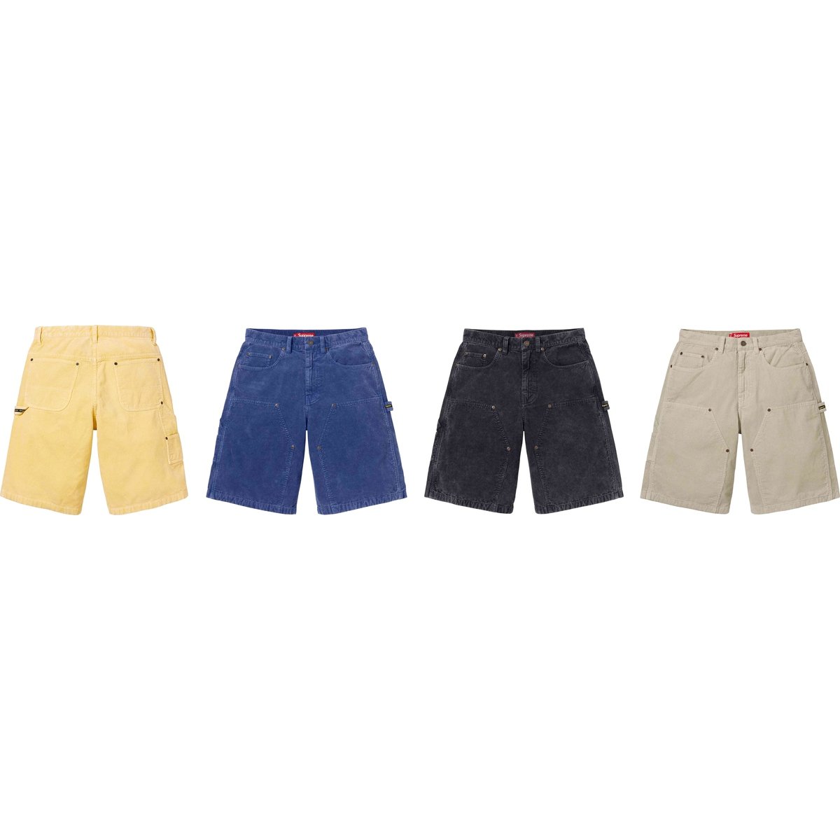 Details on Washed Corduroy Double Knee Painter Short from spring summer
                                            2024 (Price is $128)
