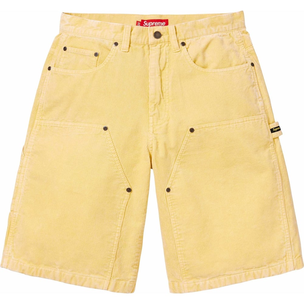 Details on Washed Corduroy Double Knee Painter Short  from spring summer
                                                    2024 (Price is $128)