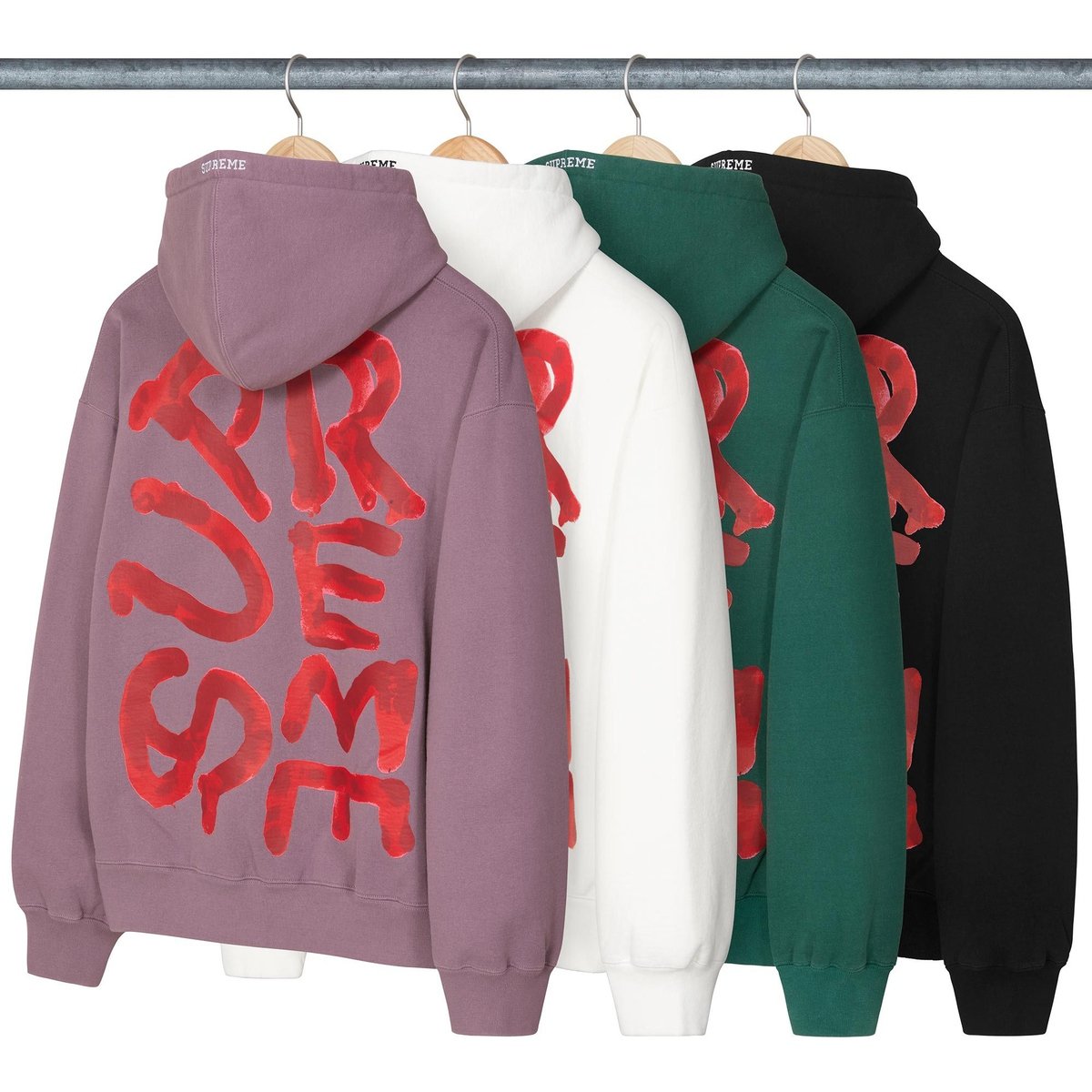 Details on Paint Hooded Sweatshirt from spring summer
                                            2024 (Price is $168)