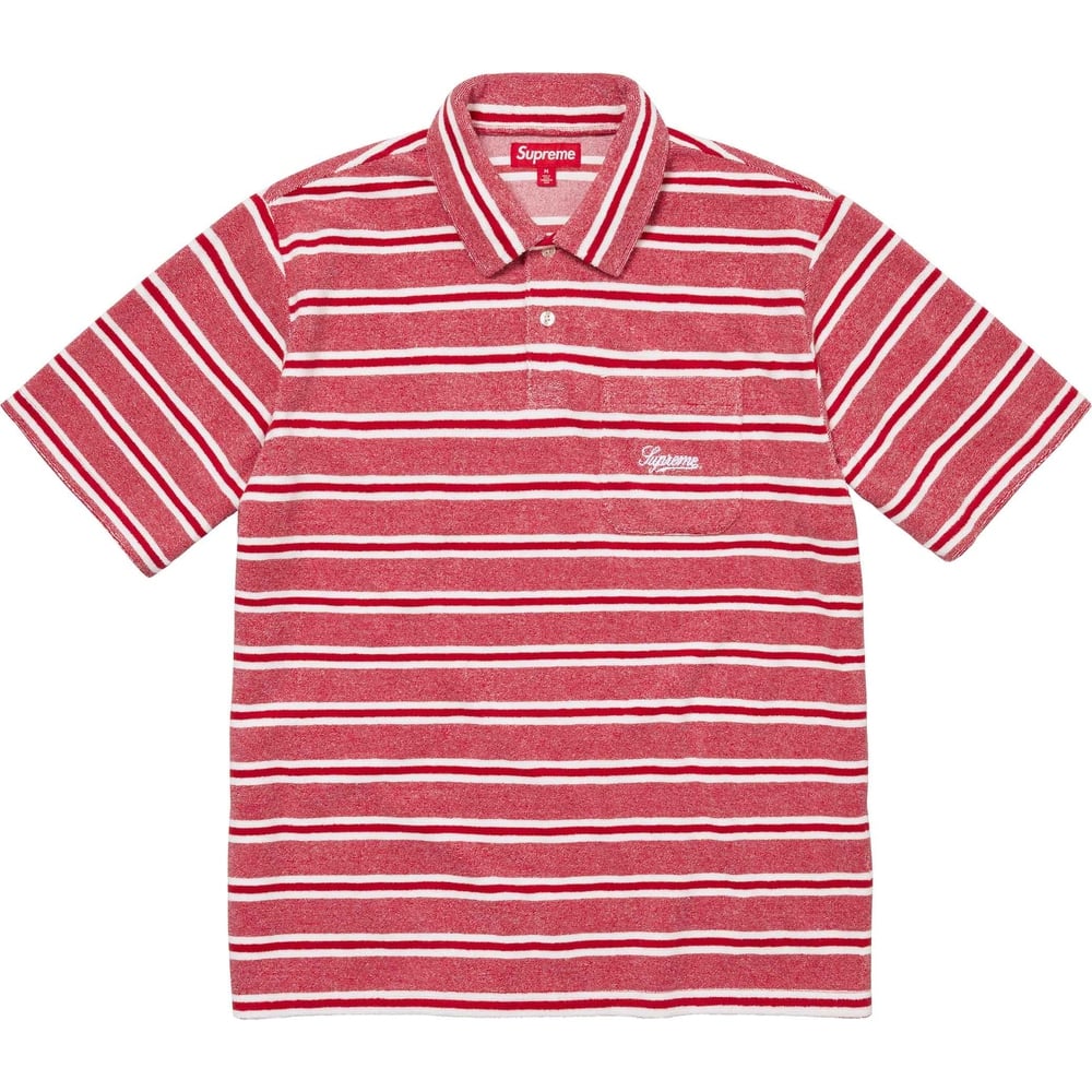 Details on Stripe Terry S S Polo  from spring summer
                                                    2024 (Price is $110)