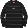 Supreme Logo Stripe L S Top (FW17)