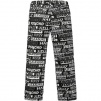 Supreme Supreme HYSTERIC GLAMOUR Text Work Pant (FW17)