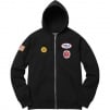 Supreme Supreme HYSTERIC GLAMOUR Patches Zip Up Sweatshirt (FW17)