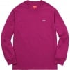 Supreme Metallic Box Logo L S Tee (FW17)