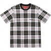 Supreme Jacquard Tartan Plaid Pocket Tee (SS18)