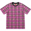 Supreme Jacquard Tartan Plaid Pocket Tee (SS18)