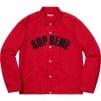 Supreme Snap Front Twill Jacket (FW18) - Red