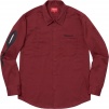 Supreme Rose L S Work Shirt (FW18) - Dusty Red