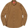 Supreme Oxford Shirt (FW18) - Gold Stripe