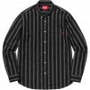Supreme Oxford Shirt (FW18) - Black Stripe