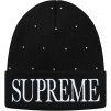 Supreme Studded Beanie (FW18) - Black