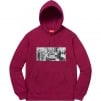 Supreme Mike Kelley Supreme Franklin Signing the Treaty of Alliance with French Officials Hooded Sweatshirt (FW18) - Dark Magenta
