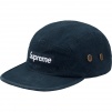 Supreme Napped Canvas Camp Cap (FW18) - Navy