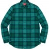Supreme Tartan L S Flannel Shirt (FW18) - Green