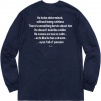 Supreme The Killer L S Tee (FW18) - Navy