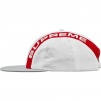 Supreme Stripe 6-Panel (FW18) - White