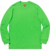 Supreme L S Pocket Tee (FW18) - Lime