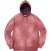 Supreme Bleached Zip Up Sweatshirt (FW18) - Dark Rose