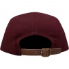 Supreme Wool Camp Cap (FW18) - Burgundy