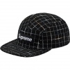 Supreme Bouclé Camp Cap (FW18) - Black