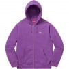 Supreme Reflective Small Box Zip Up Sweatshirt (FW18) - Violet