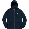 Supreme Reflective Small Box Zip Up Sweatshirt (FW18) - Navy