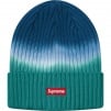 Supreme Overdyed Beanie (SS19) - Teal Tie Dye