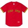 Supreme Red Rum Baseball Jersey (SS19) - Red