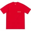 Supreme Mesh Stripe Pocket Tee (SS19) - Red