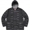 Supreme Logo Denim Turnout Jacket (SS19) - Black