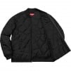 Supreme Spider Web Quilted Work Jacket (SS19) - Black