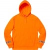 Supreme Wrist Logo Hooded Sweatshirt (SS19) - Orange