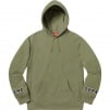 Supreme Wrist Logo Hooded Sweatshirt (SS19) - Light Olive