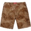 Supreme Velvet Work Short (SS19) - Leopard