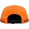 Supreme Side Tape Camp Cap (SS19) - Orange