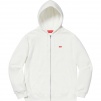 Supreme Small Box Zip Up Sweatshirt (SS19) - White