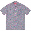 Supreme Mini Floral Rayon S S Shirt (SS19) - Dusty Purple