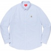 Supreme Flannel Oxford Shirt (FW19) - Light Blue