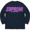 Supreme Trademark L S Top (FW19) - Navy