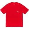 Supreme Waffle Pocket Tee (FW19) - Red