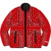 Supreme Reversible Bandana Fleece Jacket (FW19) - Red