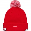 Supreme New Era Script Cuff Beanie (FW19) - Red