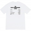 Supreme Supreme The Velvet Underground & Nico Tee (FW19) - White