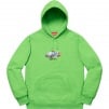 Supreme Cop Car Hooded Sweatshirt (FW19) - Bright Green