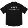 Supreme God's Favorite S S Work Shirt (FW19) - Black