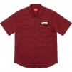 Supreme God's Favorite S S Work Shirt (FW19) - Burgundy